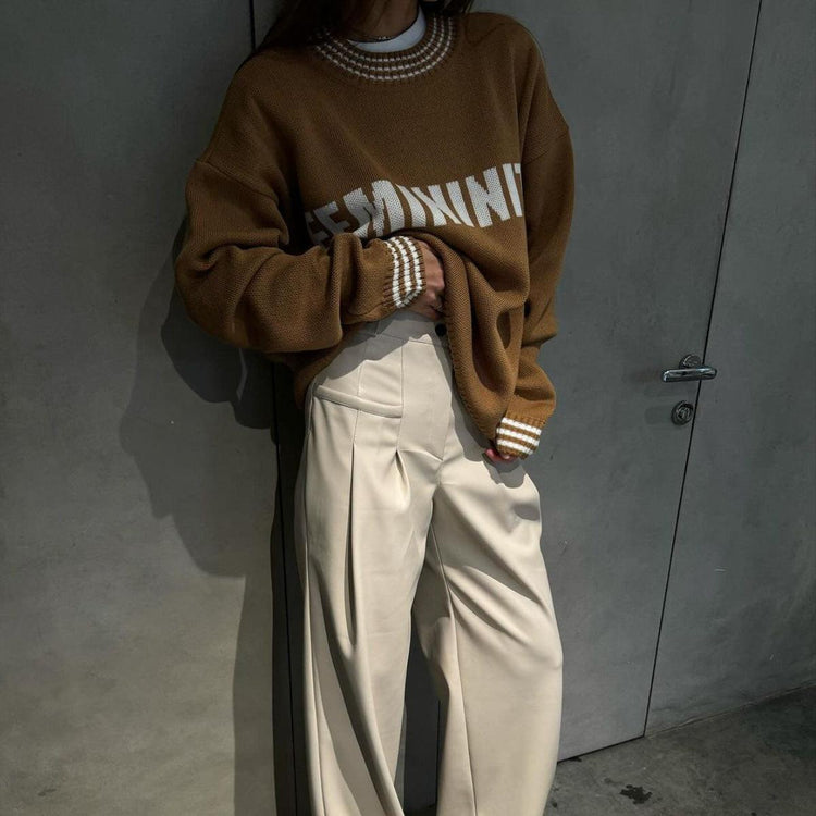 Cozy sweater perfect for chilly days, providing warmth and comfort with stylish design.