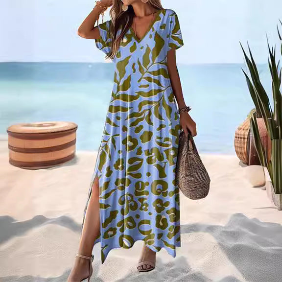Floral Print Maxi Skirt