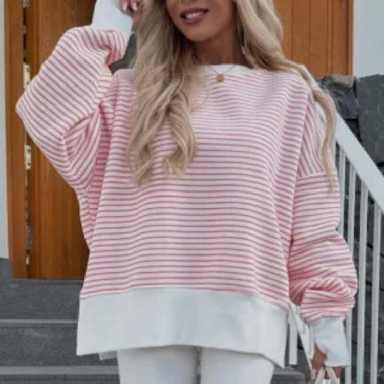 Striped Sweatshirt.