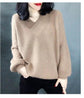 Winter Sweater Women Warm Oversized Pullovers Oversized Sweater Autumn V Neck White Pullover Sweaters And Pullovers For Women Pullover.