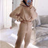 Jogging Suits For Women 2 Piece Sweatsuits Tracksuits Sexy Long Sleeve HoodieCasual Fitness Sportswear.