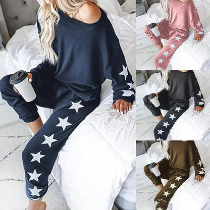 Casual Tracksuit Women 2 Piece Set Suit