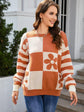 Round Neck Warm Sweater For Women.