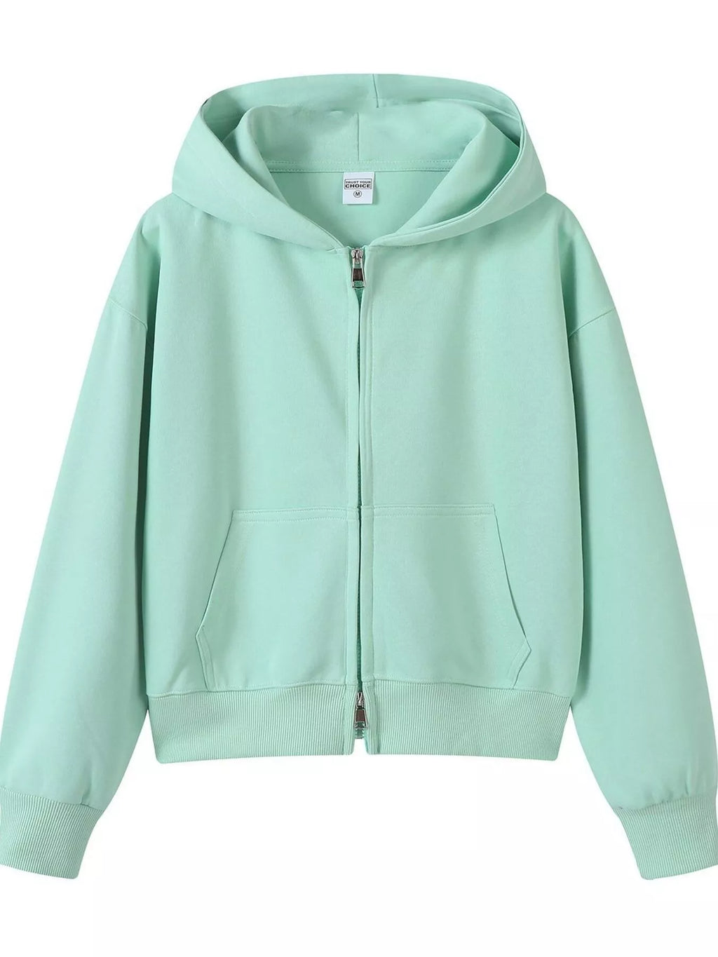 Plus size zip-up hoodie designed for comfort and style, perfect for casual wear and layering