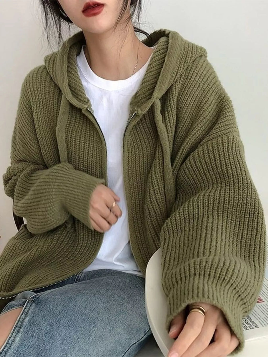 Elegant plus size knitted cardigans designed for comfort and style in colder seasons