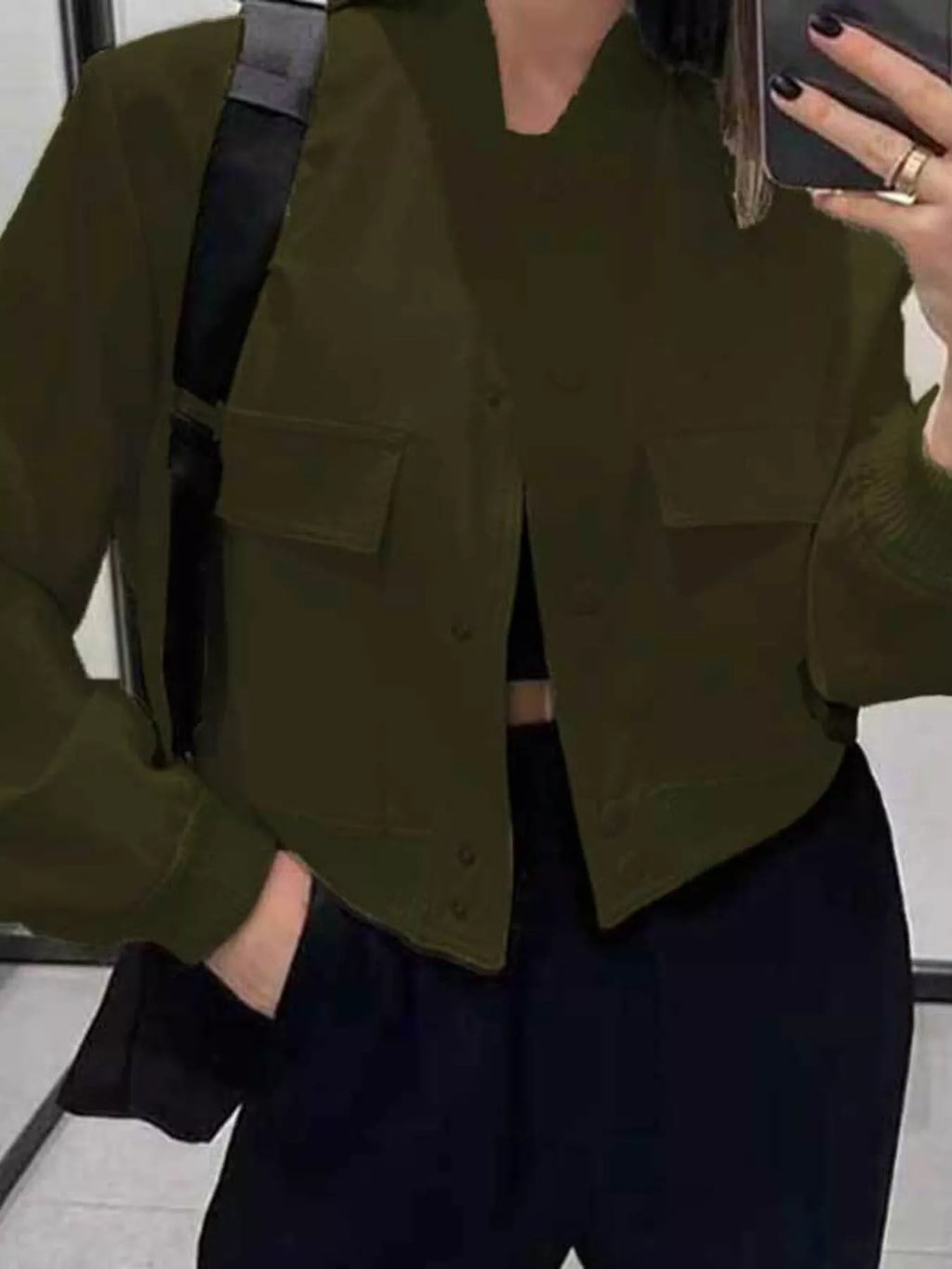 Plus size long sleeve jacket featuring full size coverage, ideal for stylish and comfortable outerwear options.