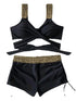 Solid Color High Waist Bikini For Women.