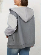 Sherpa Lined Zip-Up Hoodie.