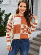 Round Neck Warm Sweater For Women.
