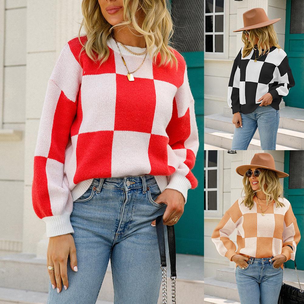 Elegant knitted pullover sweater, stylish and warm winter apparel for formal occasions