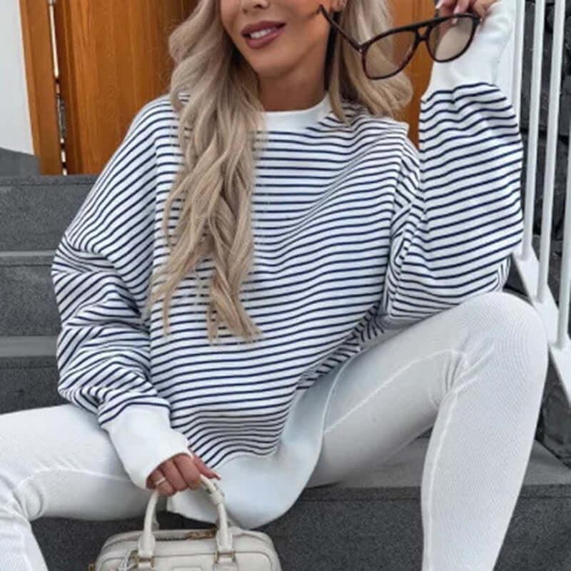 Striped Sweatshirt.