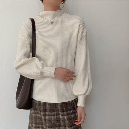 Stylish Apricot Long Sleeve Pullover perfect for elegant and comfortable casual wear