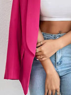 Elegant plus size casual blazer perfect for professional and stylish everyday wear