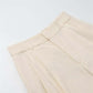 High Waist Wide Leg Draping Pleated Trousers.