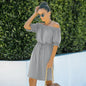 Women's One Shoulder European And American Dress Women