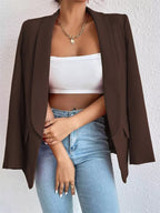 Elegant plus size casual blazer perfect for professional and stylish everyday wear