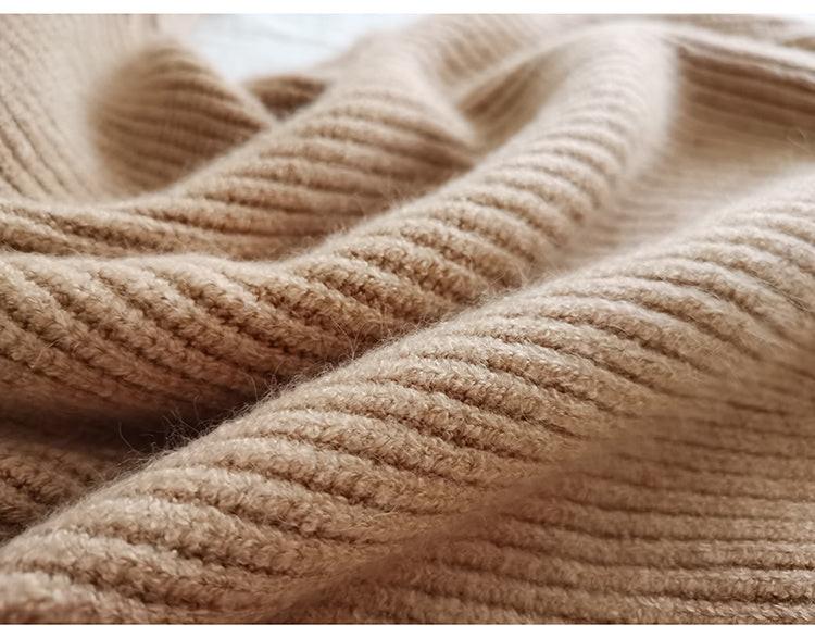 Winter Sweater Women Warm Oversized Pullovers Oversized Sweater Autumn V Neck White Pullover Sweaters And Pullovers For Women Pullover.