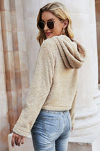 Long Sleeve Fuzzy Hoodie.