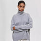 Winter Turtleneck Sweater Ins Solid Color Long Sleeve Pullover Top Women&