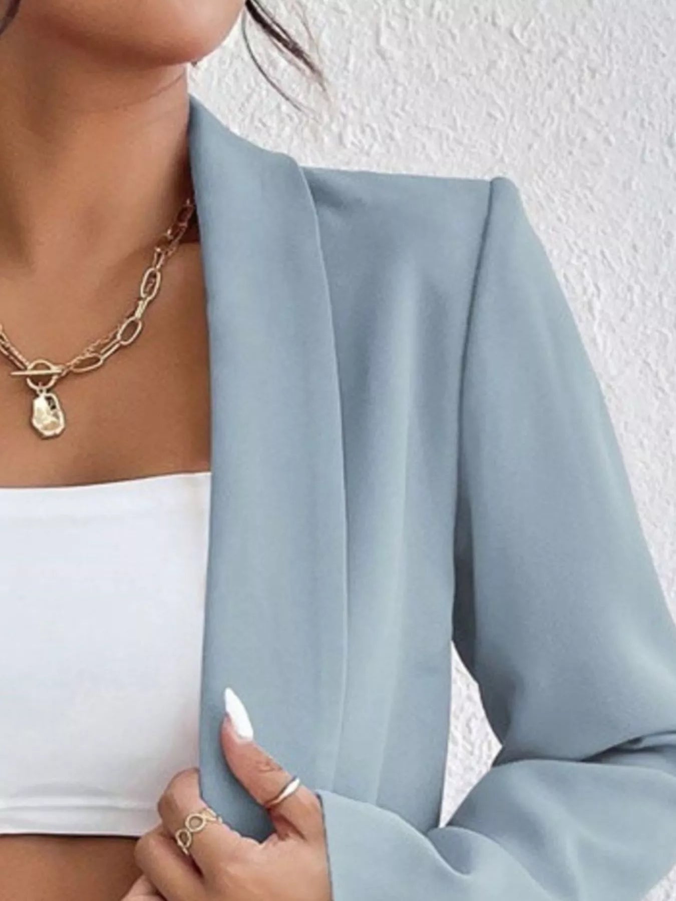 Elegant plus size casual blazer perfect for professional and stylish everyday wear