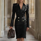 Leather Blazer Dress.