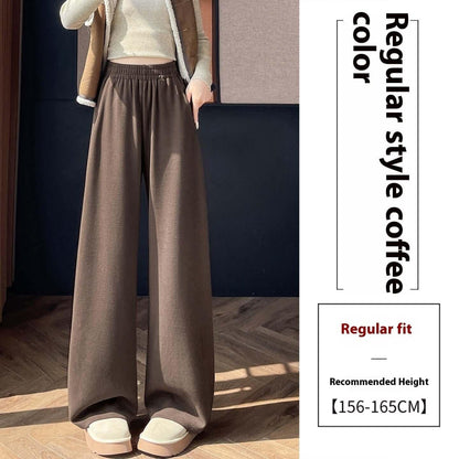 Narrow Wide-leg Pants Women&