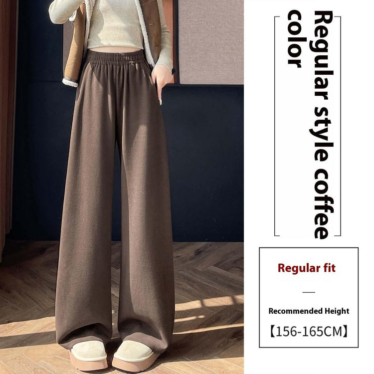 Narrow Wide-leg Pants Women&
