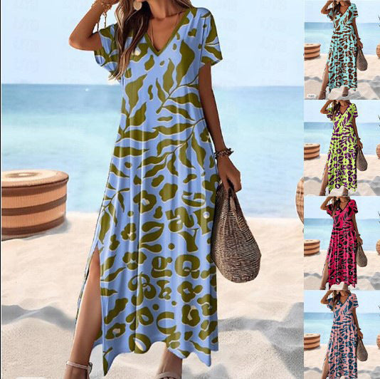 Floral Print Maxi Skirt