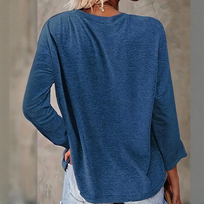 Christmas Shirts For Women, Cute Christmas Tree Graphic Long Sleeve T-Shirt, Funny Holiday Xmas Top For Party, Family Matching PJ Outfit.