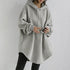 Casual Long Sleeve Pocket Hooded Drawstring Loose Sweatshirt.