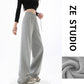 Stylish high waist wide-leg pants for a modern and comfortable look, perfect for formal and casual occasions.