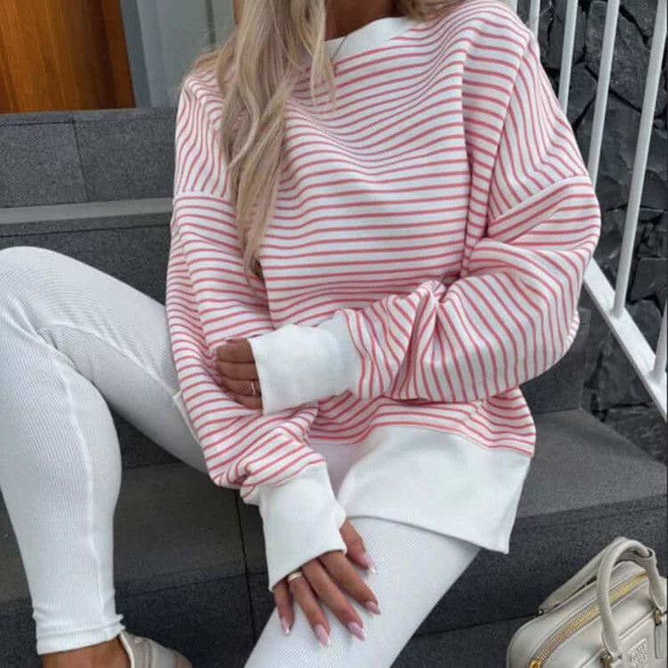 Striped Sweatshirt.