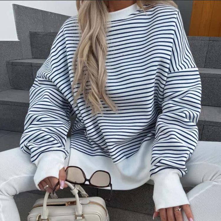 Striped Sweatshirt.