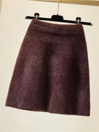 Elegant comfort plush mini skirt for stylish and cozy wear, perfect for versatile fashion.