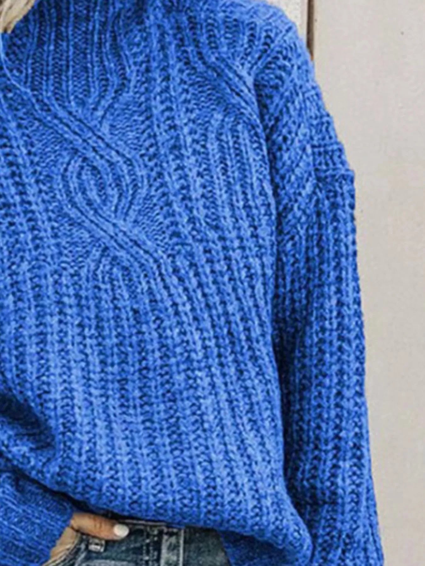 Stylish plus size turtleneck sweater offering warmth and comfort for elegant winter fashion