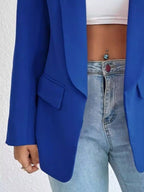 Elegant plus size casual blazer perfect for professional and stylish everyday wear