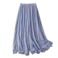 Tight Waist Cotton Linen Wide Leg Pants Loose And Elegant.