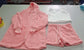 3pcs Womens Clothing Long Sleeve Crop Tank Top And Drawstring Shorts Pajama Set.