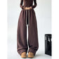 Elegant cashmere wide-leg trousers designed for comfort and style, perfect for a sophisticated look.