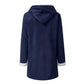 Winter Jackets For Women Sherpa Lined Jacket Women Duffle Toggle Coat Hooded Fleece Jacket.