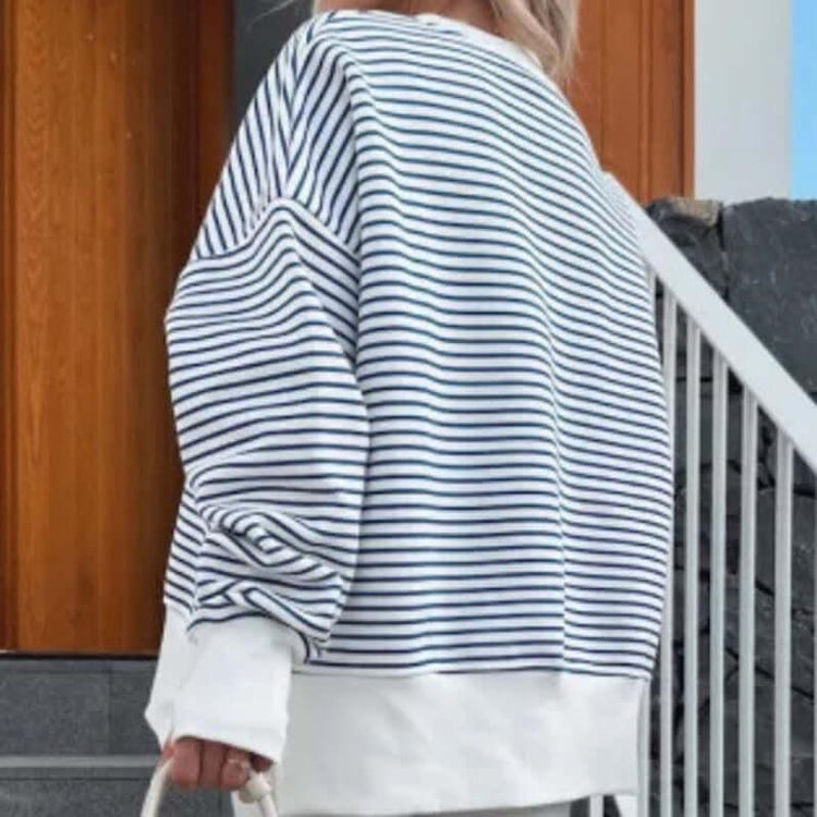 Striped Sweatshirt.