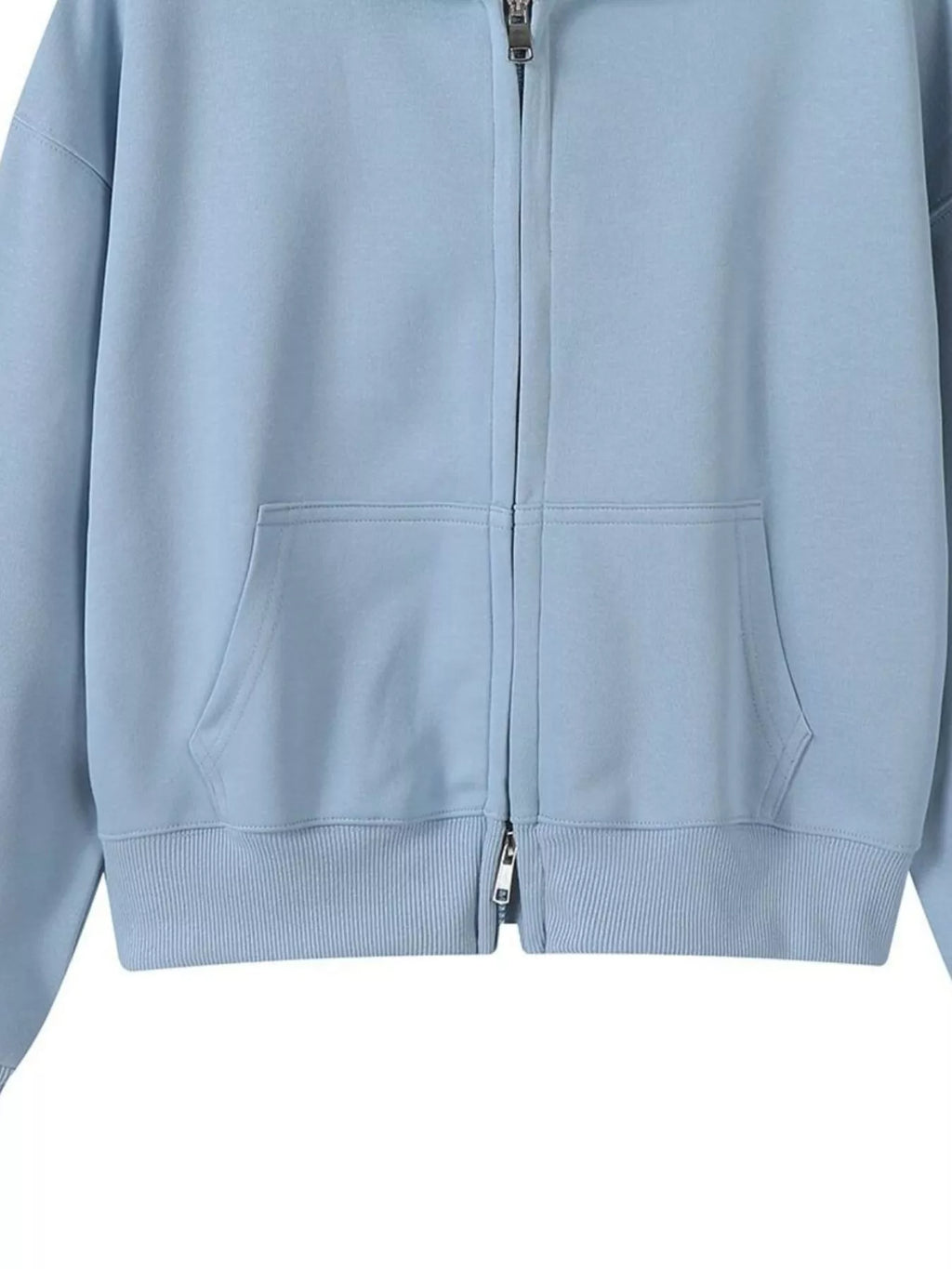 Plus size zip-up hoodie designed for comfort and style, perfect for casual wear and layering