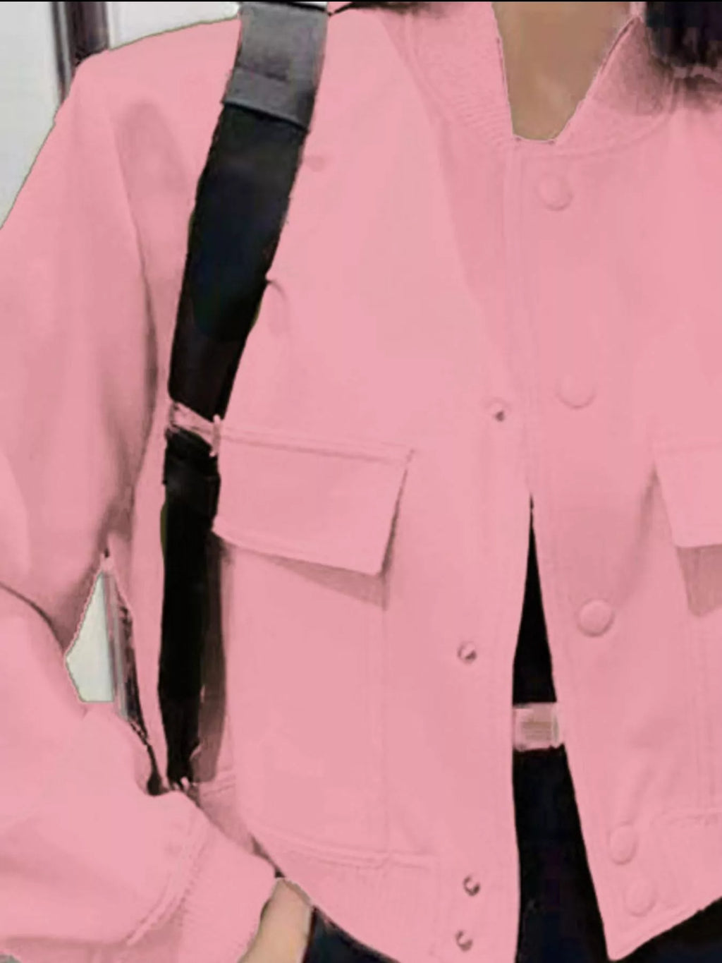 Plus size long sleeve jacket featuring full size coverage, ideal for stylish and comfortable outerwear options.