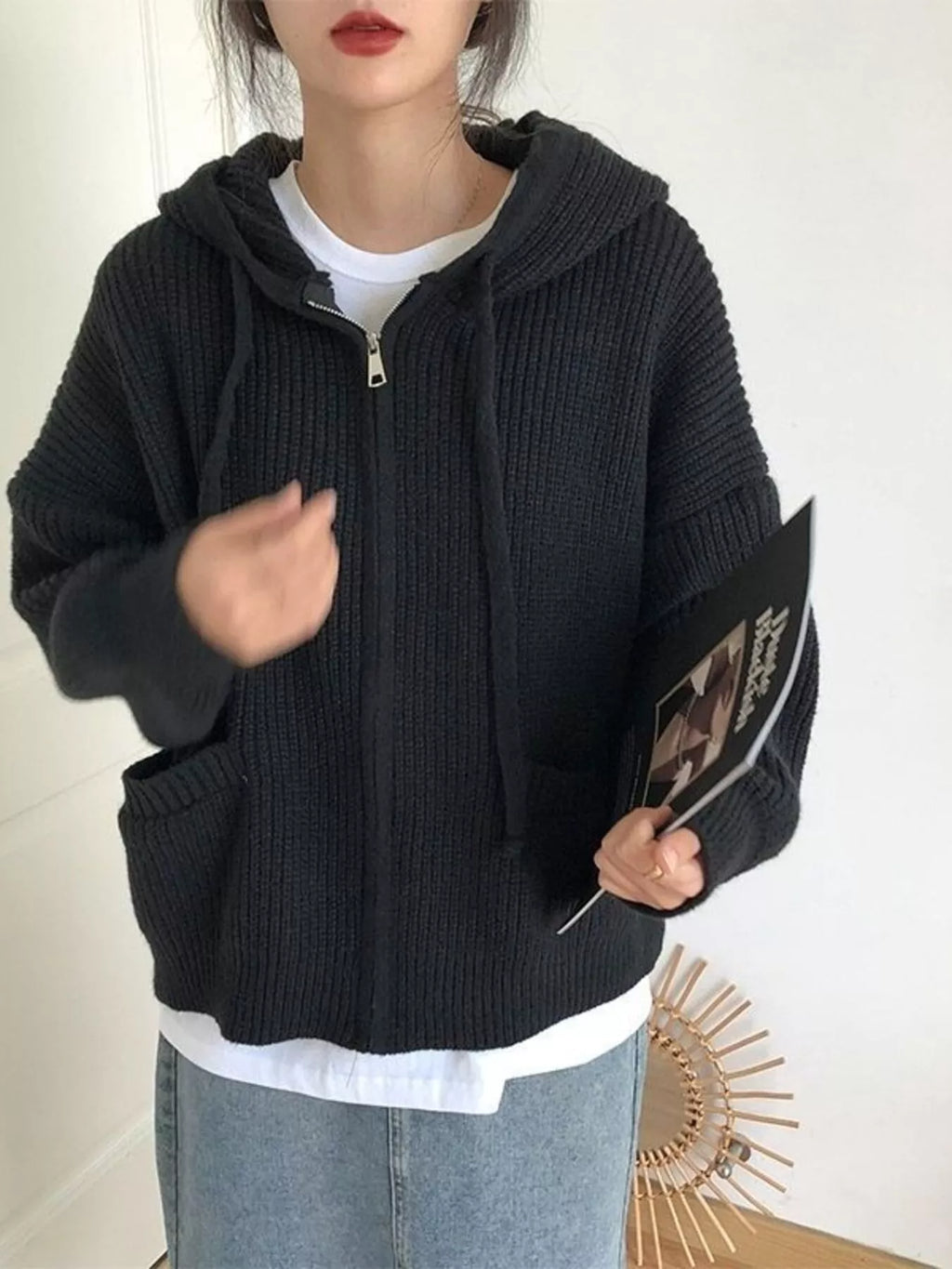 Elegant plus size knitted cardigans designed for comfort and style in colder seasons