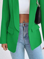 Elegant plus size casual blazer perfect for professional and stylish everyday wear