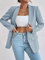 Elegant plus size casual blazer perfect for professional and stylish everyday wear