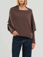 Boat Neck Long Sleeve SweaterKINT TOPS