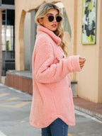 Button Down Collared Coat.