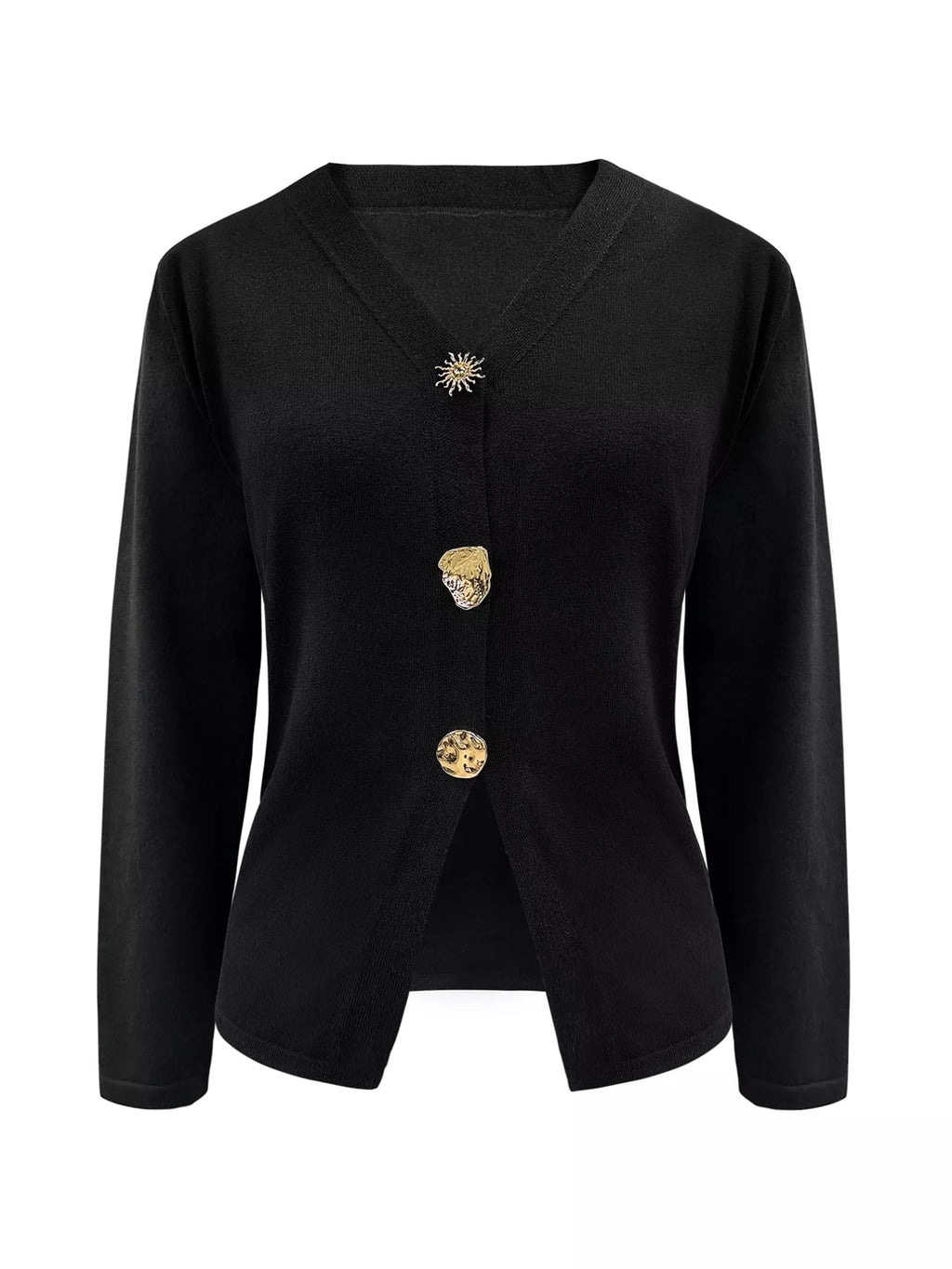 Button-Down Knit Cardigan.