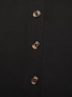 Elegant button-front midi skirt perfect for formal occasions and stylish office wear.